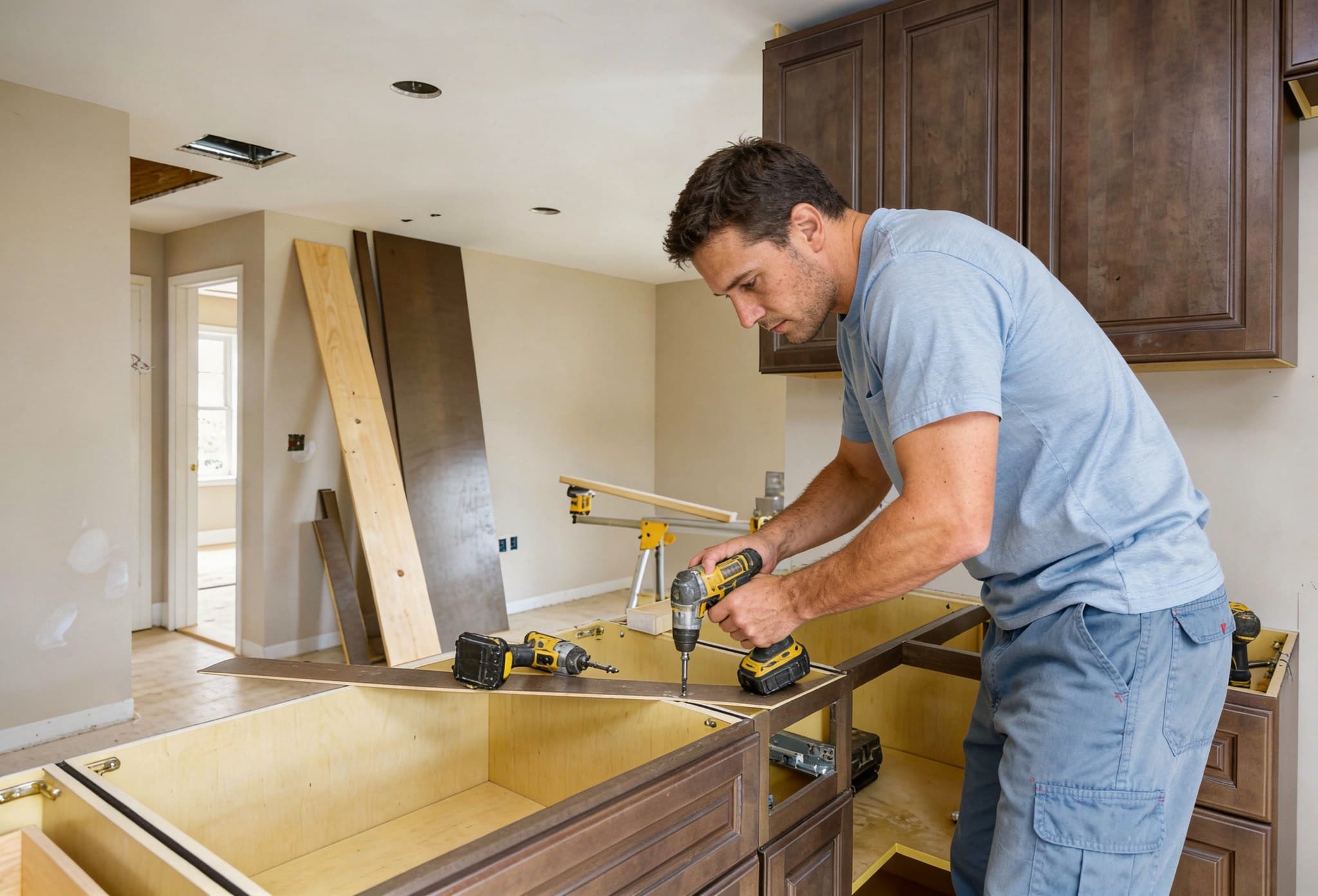 Kitchen Cabinets Installation